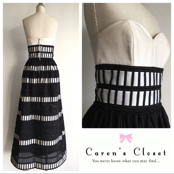 Rare Vintage Angel Sanchez Couture  Strapless Gown - Picture 2 of 5